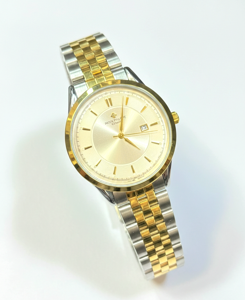Patek Philippe Luxury Watch – Stainless Steel Bracelet, Gold Edition