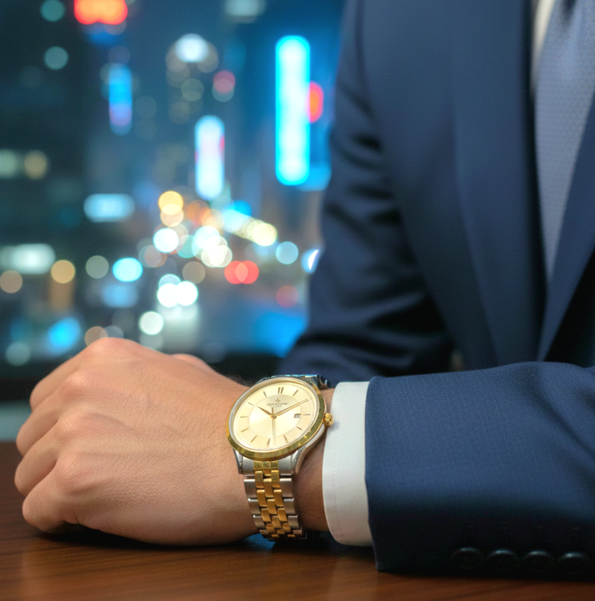 Patek Philippe Luxury Watch – Stainless Steel Bracelet, Gold Edition