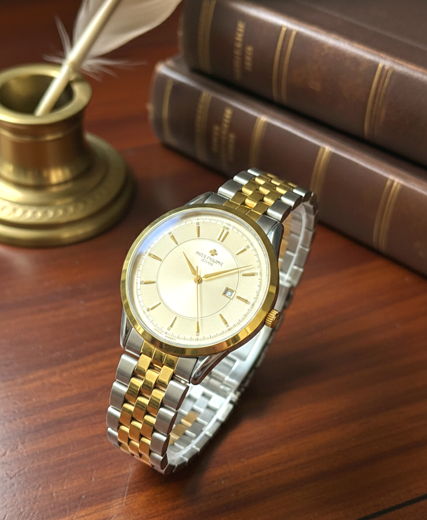 Patek Philippe Luxury Watch – Stainless Steel Bracelet, Gold Edition
