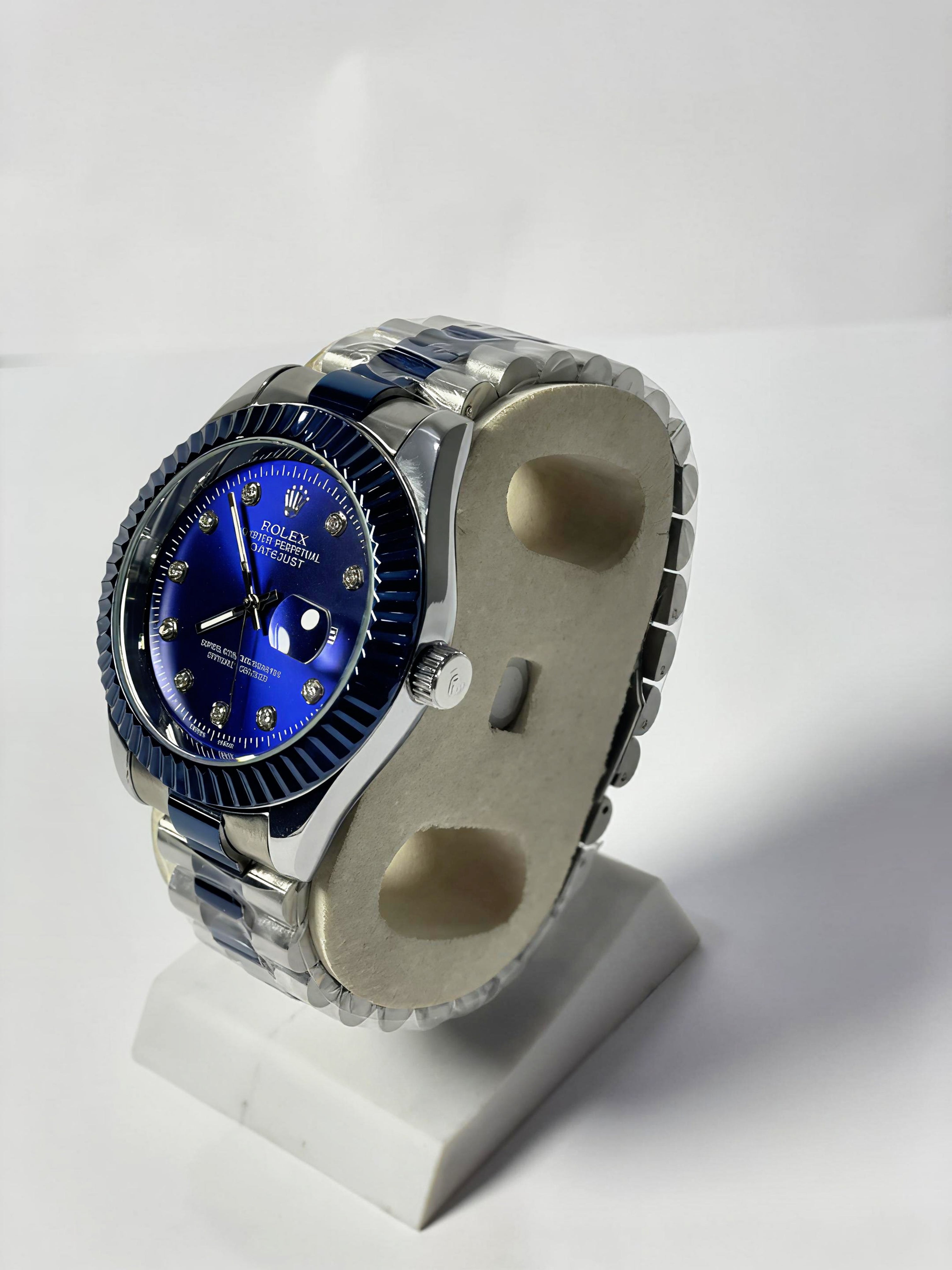 RLX BLUE SEMI AUTO STAINLESS STEEL